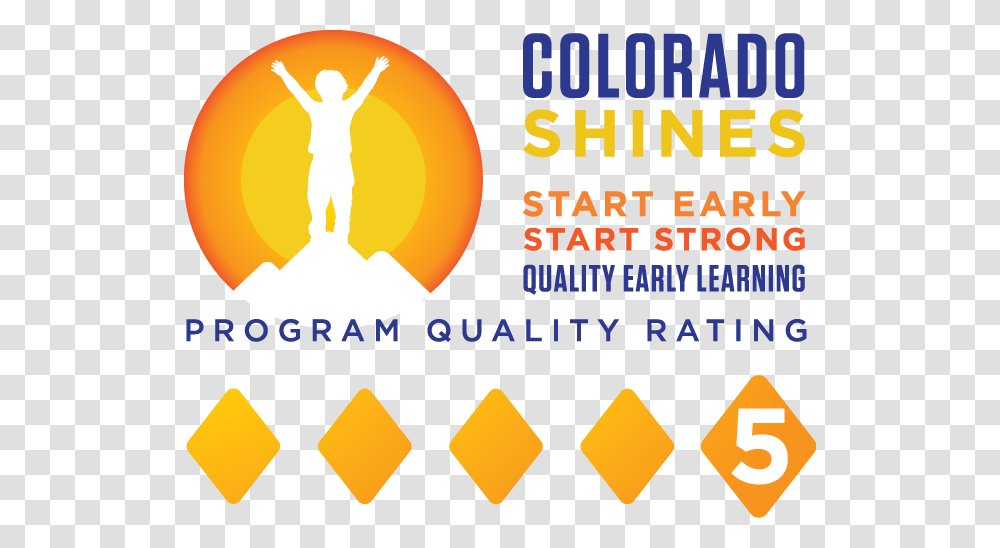 Co Shines Logo Final Horz Rating5 Colorado Shines Level, Alphabet, Trademark Transparent Png