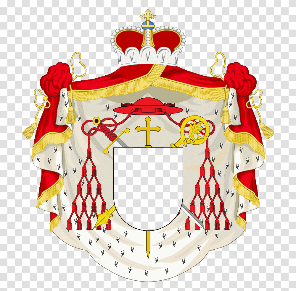 Coa Cardinal Prince Bishop Grand Duchy Of Lithuania Coat Of Arms, Armor, Birthday Cake, Dessert, Food Transparent Png
