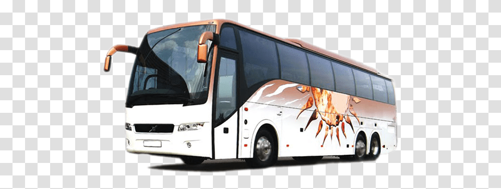 Coach Drawing Bus Volvo, Vehicle, Transportation, Tour Bus, Double Decker Bus Transparent Png