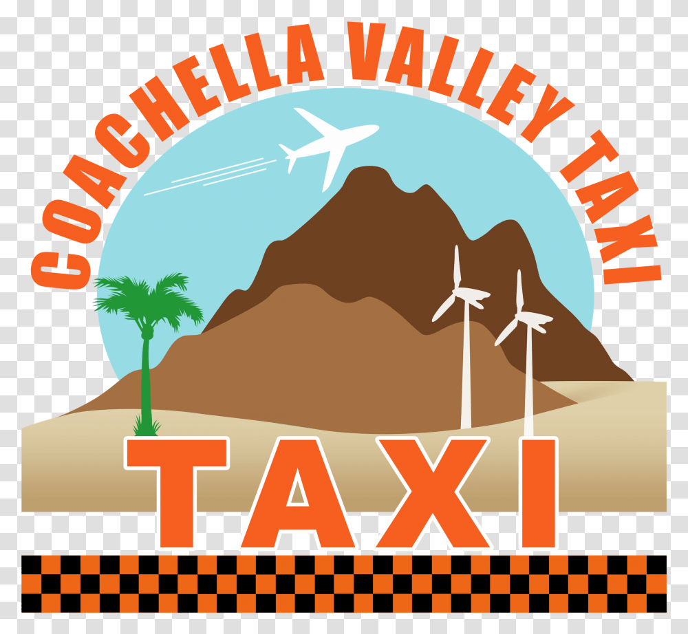 Coachella Valley Taxi Illustration, Car, Vehicle, Transportation, Outdoors Transparent Png