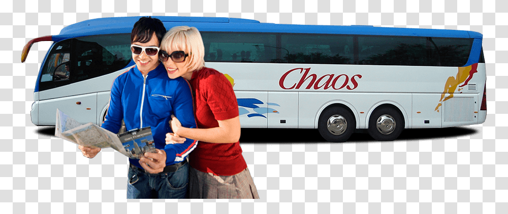 Coaches For Tourist Routes Tour Bus Service, Person, Human, Vehicle, Transportation Transparent Png