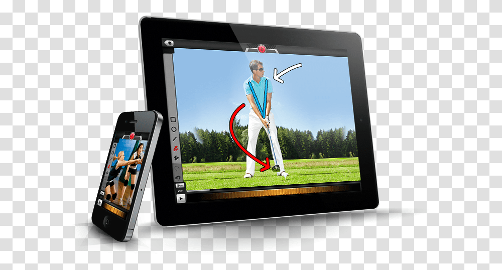 Coachs Eye Sports Video Analysis App Leisure, Tablet Computer, Electronics, Person, Human Transparent Png