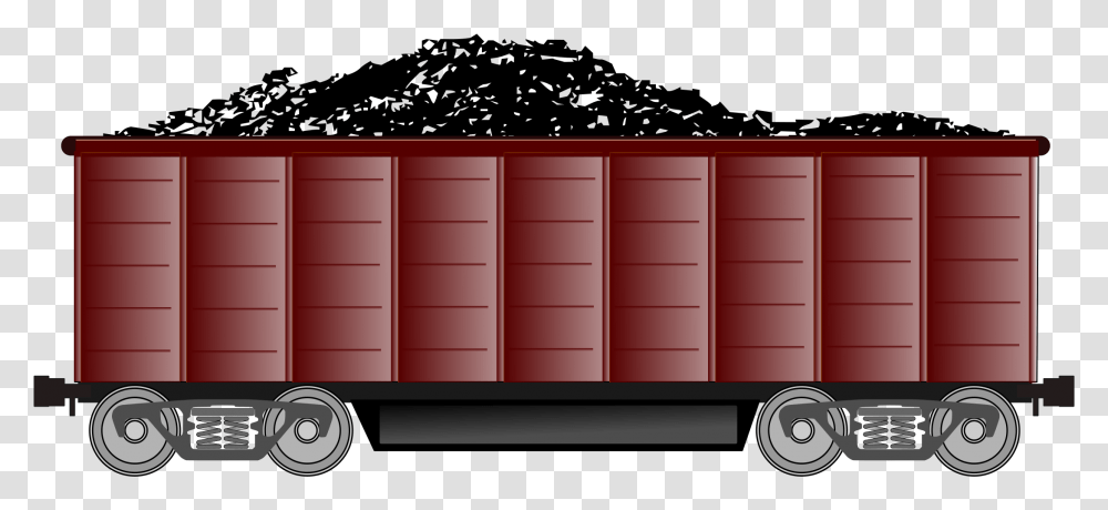 Coal Background Train Wagon, Transportation, Vehicle, Furniture, Shipping Container Transparent Png