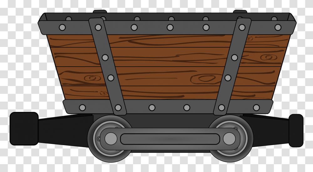Coal Clipart Mine Cart, Vehicle, Transportation, Luggage, Roof Rack Transparent Png