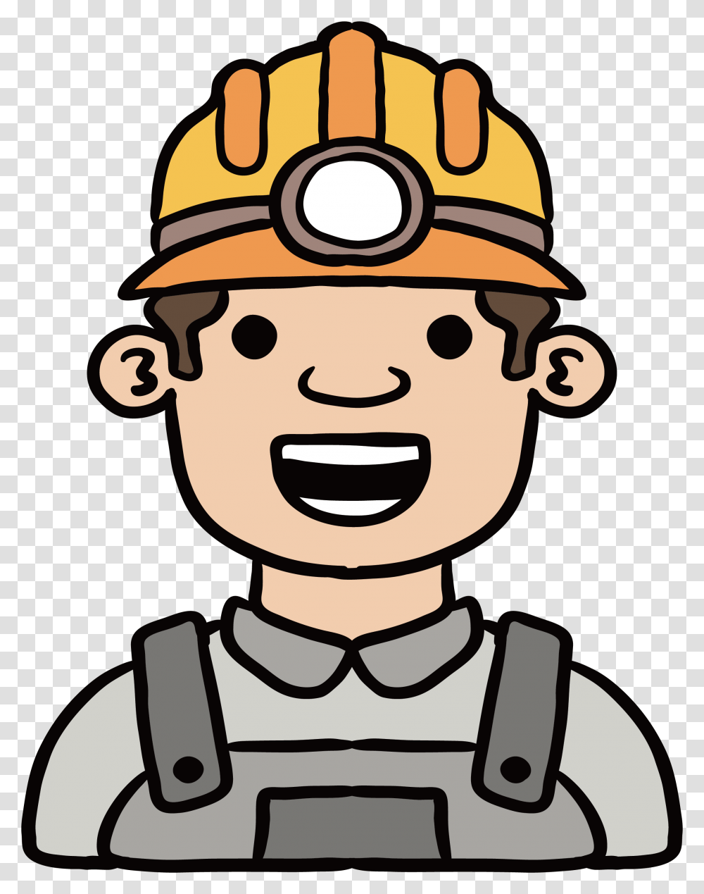 Coal Miner Clipart, Fireman Transparent Png