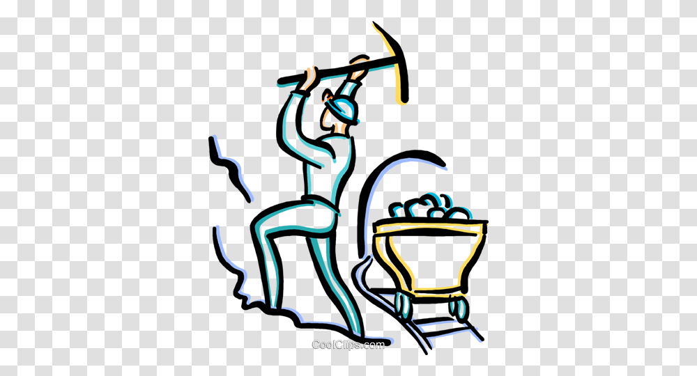 Coal Miner Royalty Free Vector Clip Art Illustration, Chair, Bird, Outdoors Transparent Png