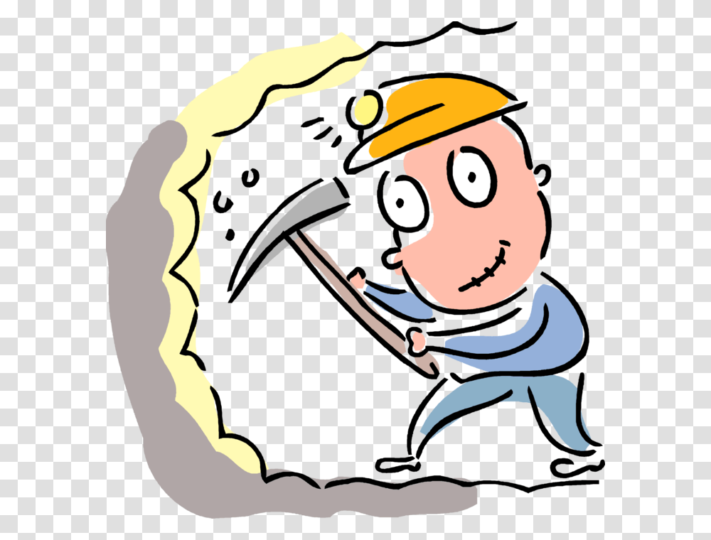 Coal Miner With Pickaxe, Performer, Person, Human, Magician Transparent Png