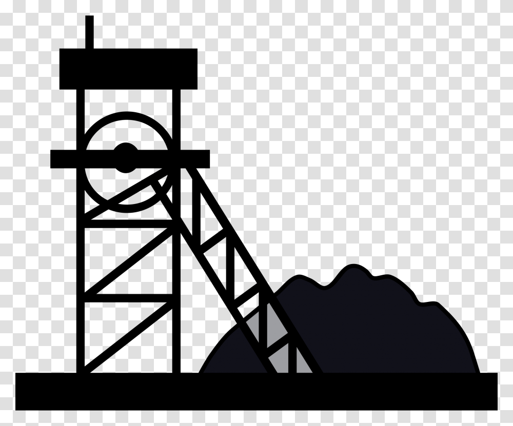 Coal Mining Clip Art Coal Mine Icon, Nature, Silhouette, Outdoors Transparent Png