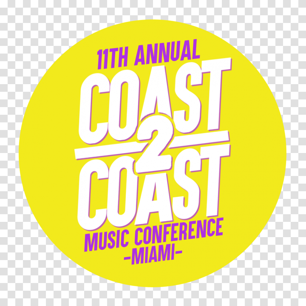 Coast 2 Music Conference 2019 Dot, Label, Text, Logo, Symbol Transparent Png