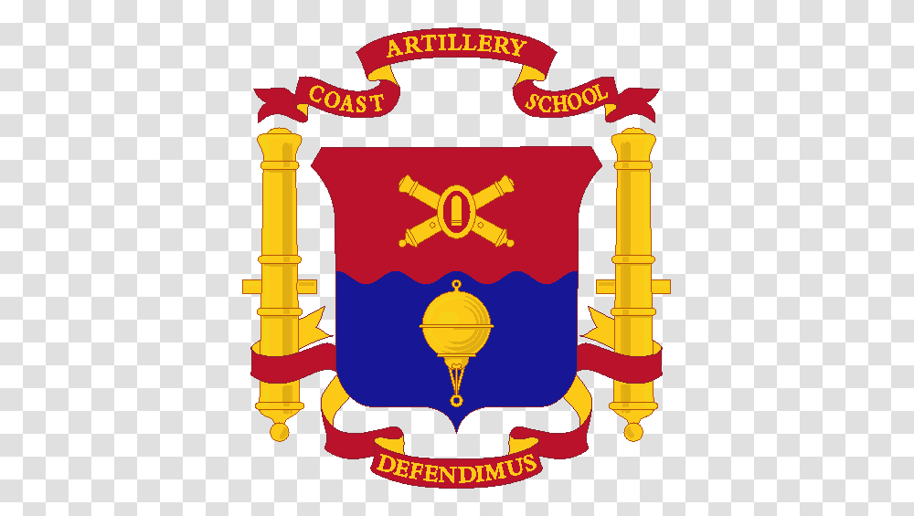Coast Artillery School Us Army, Architecture, Building, Emblem Transparent Png