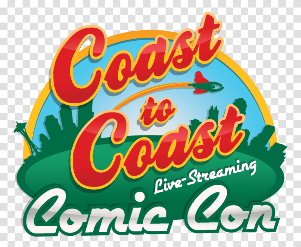 Coast Coast Comic Con, Sweets, Food, Word Transparent Png