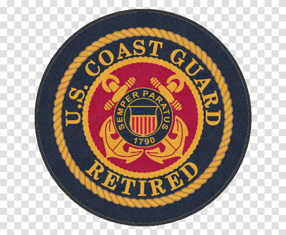 Coast Guard Logo Rug Emblem, Trademark, Badge Transparent Png