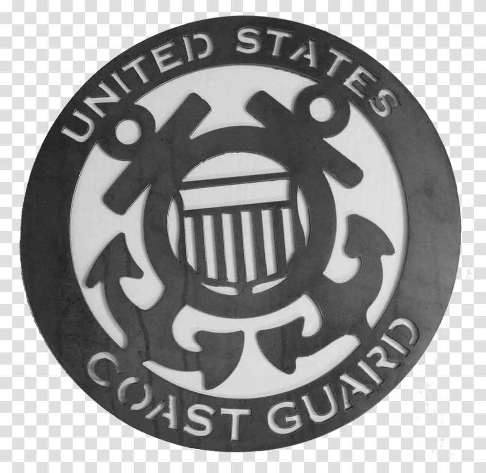 Coast Guard Metal Art Language, Logo, Symbol, Trademark, Badge Transparent Png