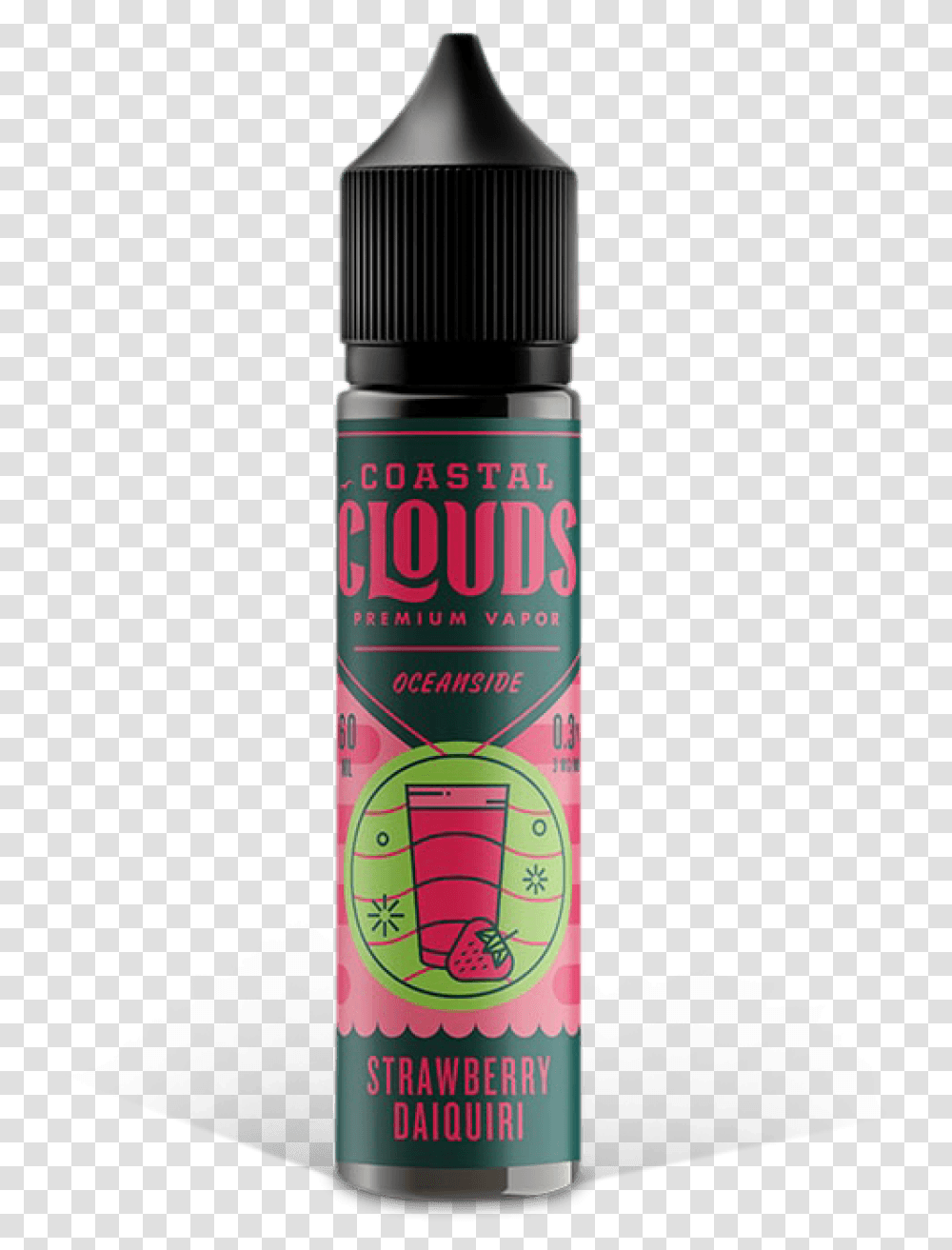 Coastal Clouds Strawberry Daiquiri, Tin, Can, Spray Can, Shaker Transparent Png