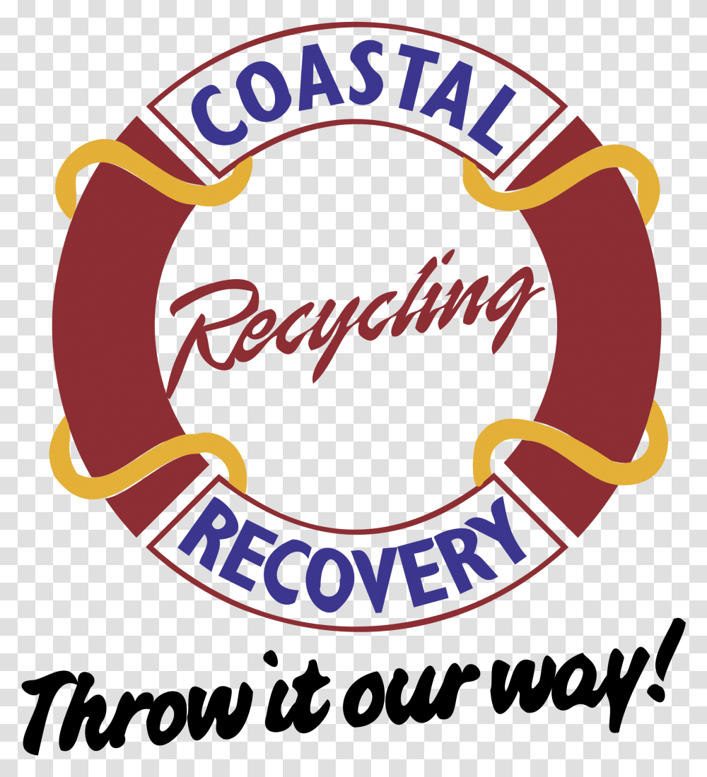 Coastal Recovery Recycling Logo Taekwondo, Life Buoy, Label Transparent Png