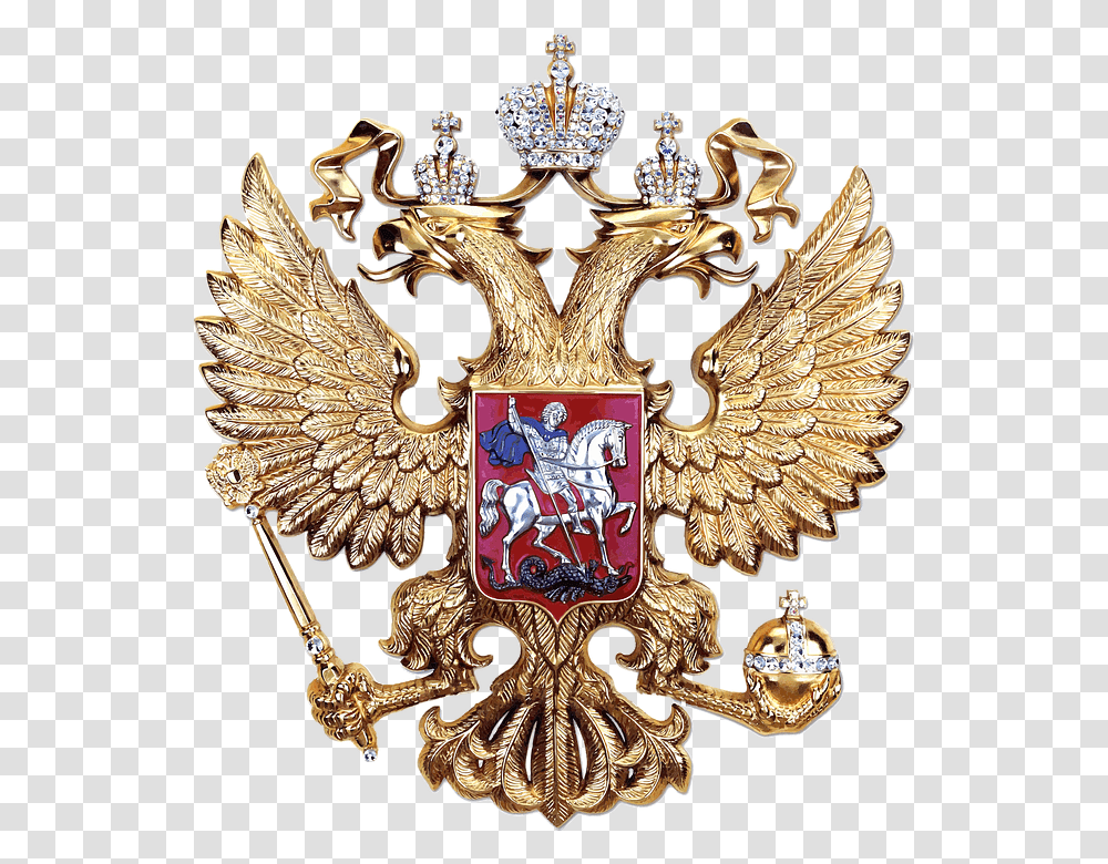 Coat Arms Russia, Chandelier, Lamp, Emblem Transparent Png