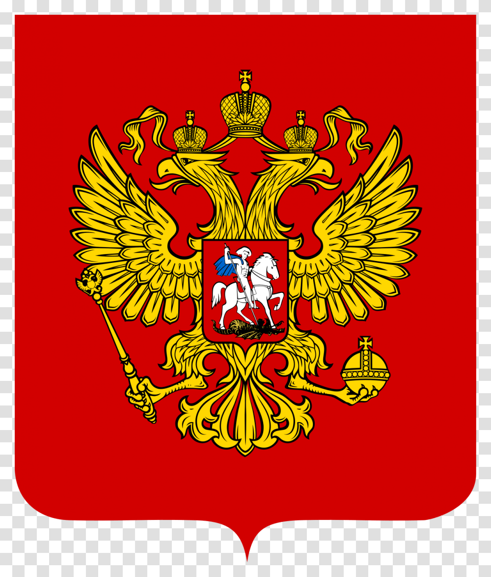 Coat Arms Russia, Emblem, Logo, Trademark Transparent Png