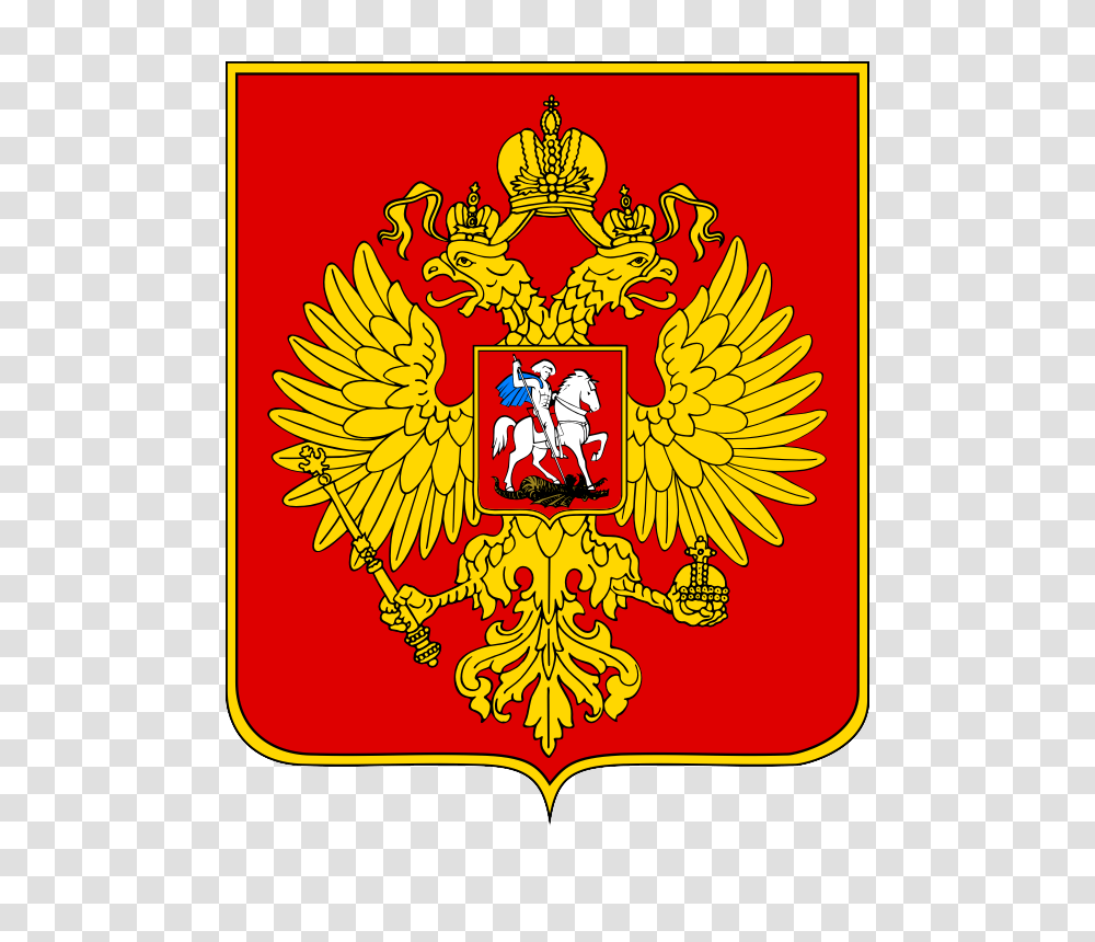 Coat Arms Russia, Emblem, Logo, Trademark Transparent Png