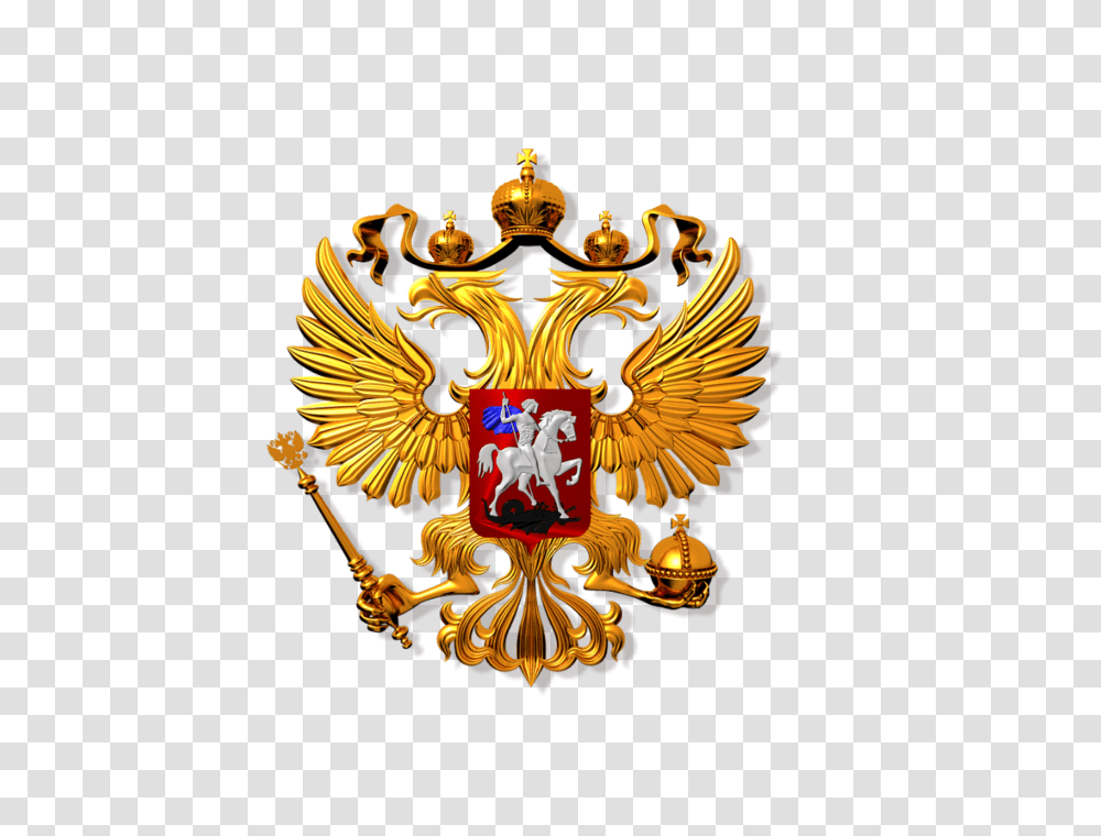 Coat Arms Russia, Emblem, Logo, Trademark Transparent Png