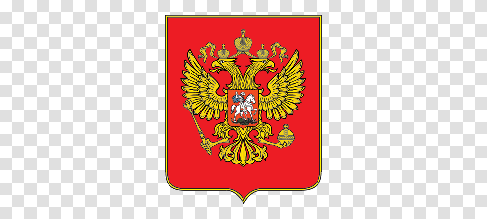 Coat Arms Russia, Emblem, Rug, Logo Transparent Png