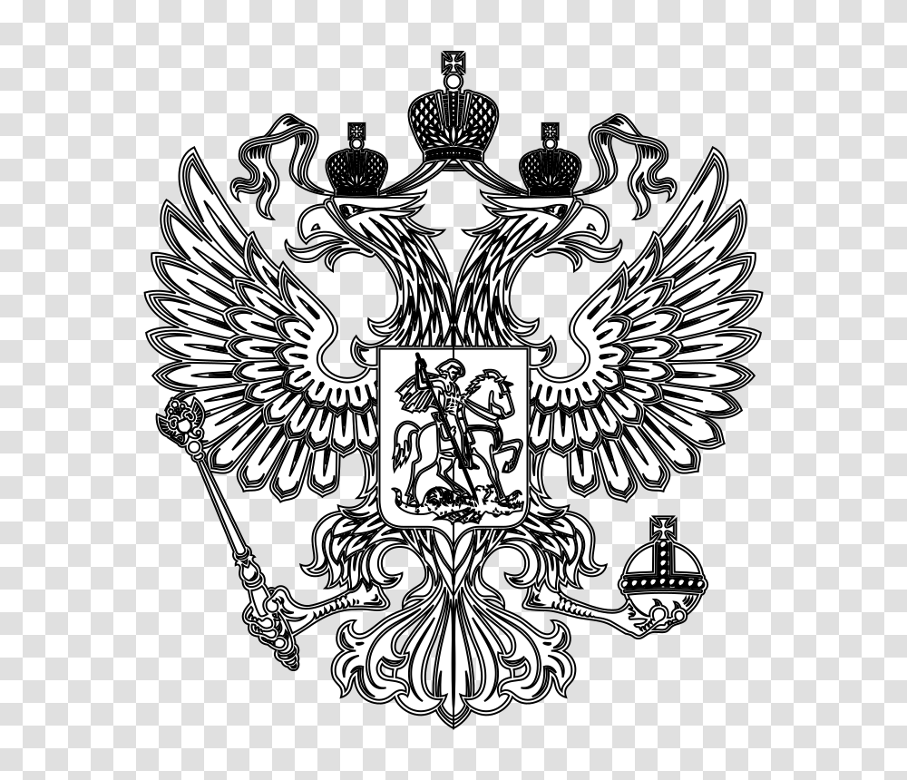 Coat Arms Russia, Emblem Transparent Png