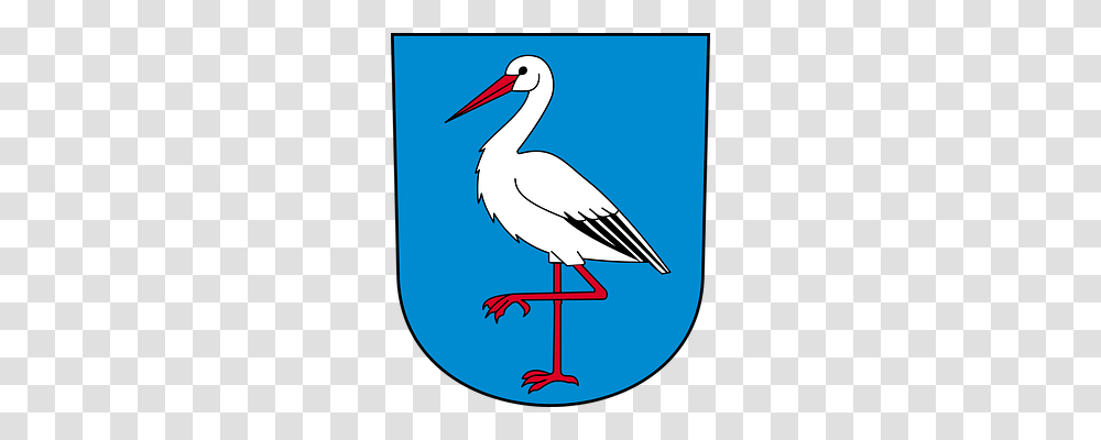 Coat Of Arms Animals, Stork, Bird, Pelican Transparent Png