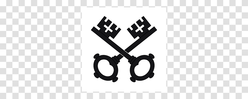 Coat Of Arms Stencil, Scissors, Blade, Weapon Transparent Png