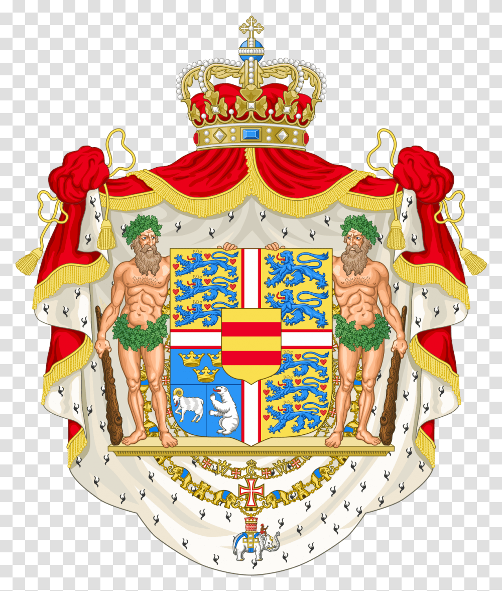 Coat Of Arms Denmark Coat Of Arms Of Denmark, Person, Birthday Cake, Art, Circus Transparent Png