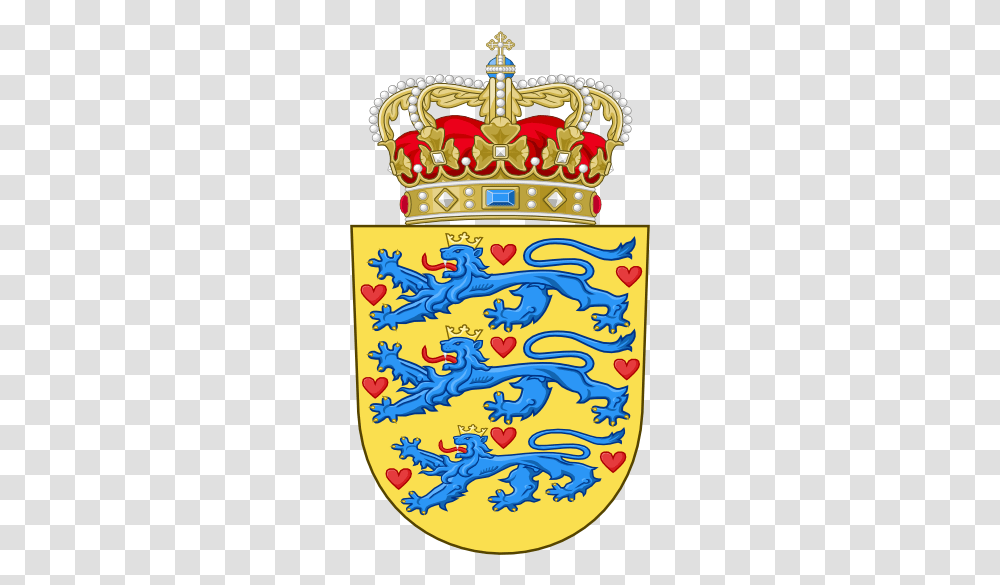 Coat Of Arms Denmark Facts For Kids Coat Of Arms Denmark, Accessories, Accessory, Jewelry, Crown Transparent Png