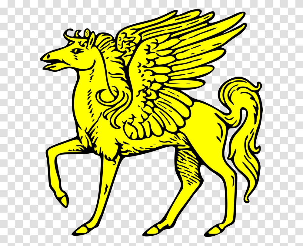 Coat Of Arms Heraldry Pegasus Crest Download, Statue, Sculpture Transparent Png