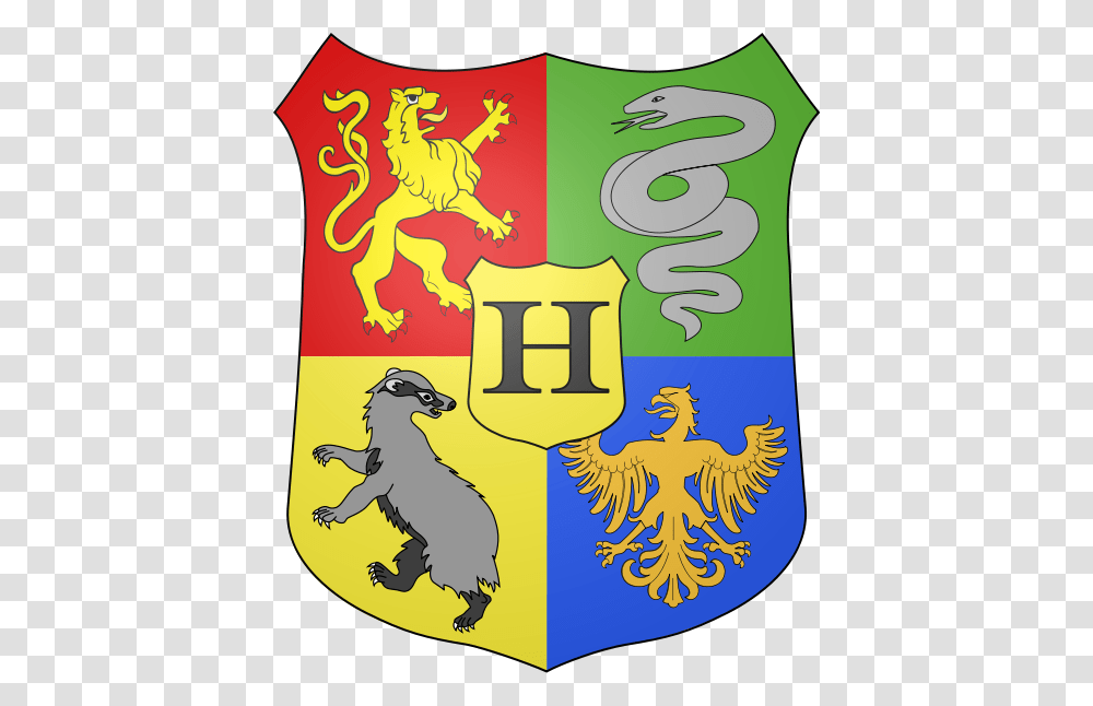 Coat Of Arms Hogwarts, Logo, Trademark Transparent Png