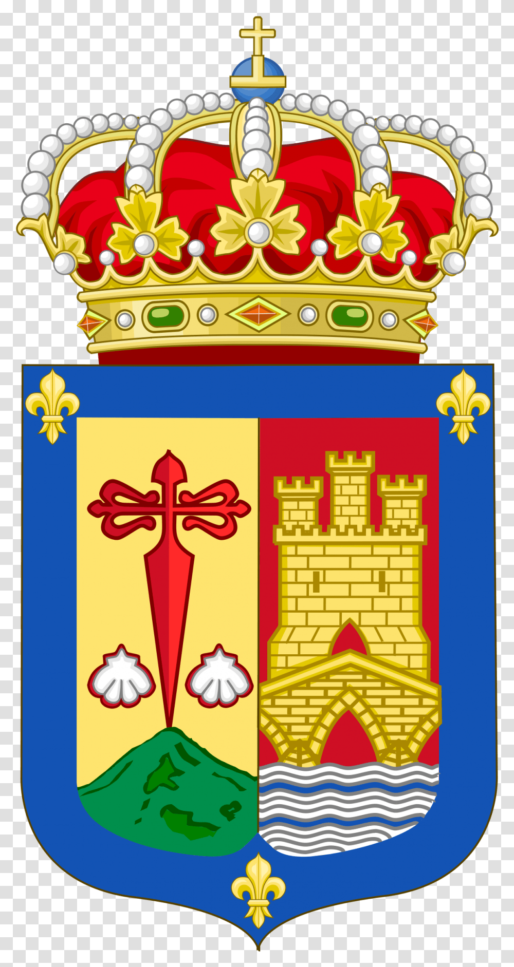 Coat Of Arms La Rioja Wikipedia Coat Of Arms Water, Accessories, Accessory, Jewelry, Crown Transparent Png