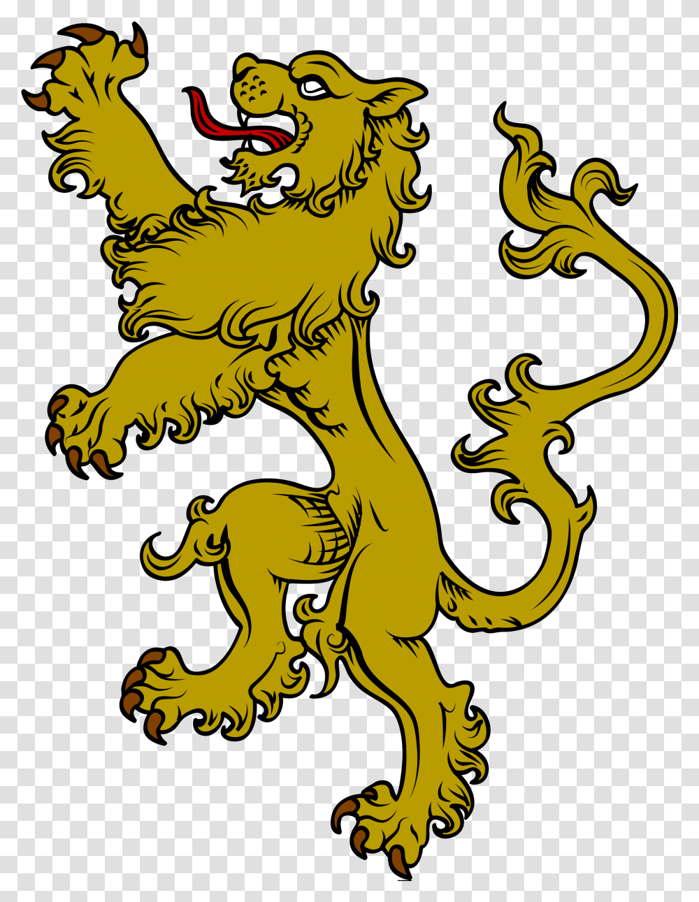 Coat Of Arms Lion Lion For Coat Of Arms, Dragon Transparent Png