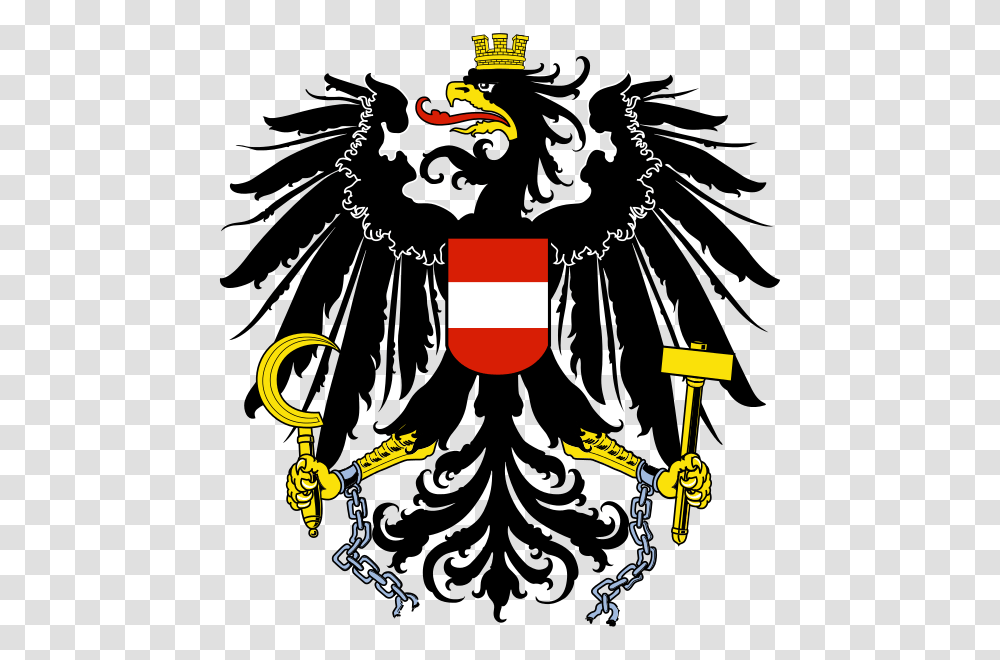 Coat Of Arms Of Austria Austria Emblem, Poster, Advertisement Transparent Png
