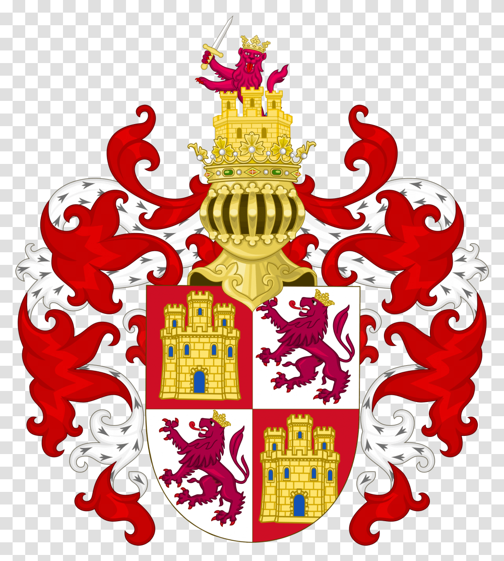 Coat Of Arms Of Castile And Len, Emblem, Logo Transparent Png