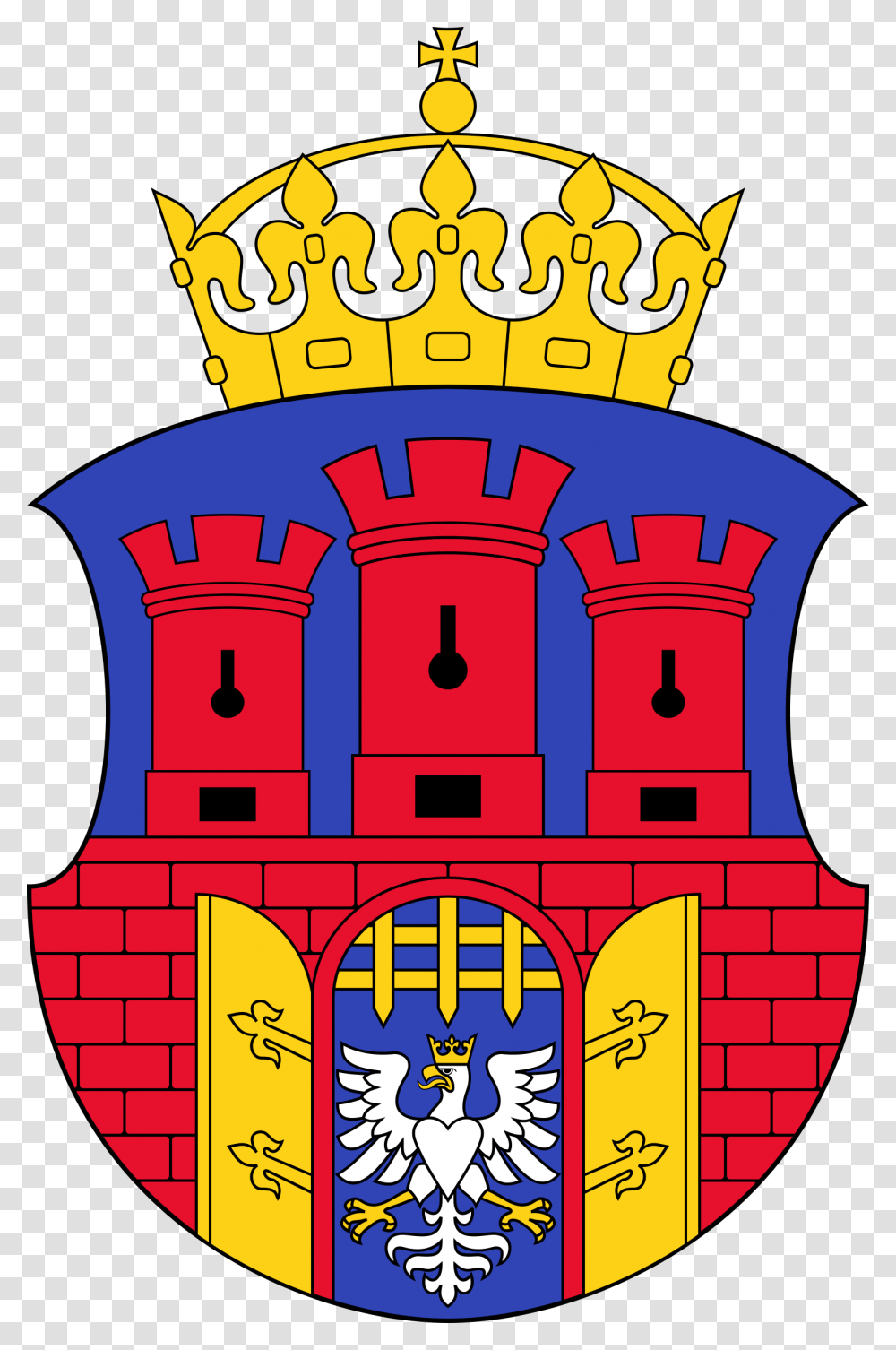 Coat Of Arms Of Cracow Clip Arts Coat Of Arms Cracovia, Building, Architecture, Pac Man Transparent Png
