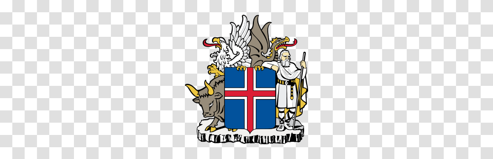 Coat Of Arms Of Iceland, Person, Human, Knight, Armor Transparent Png