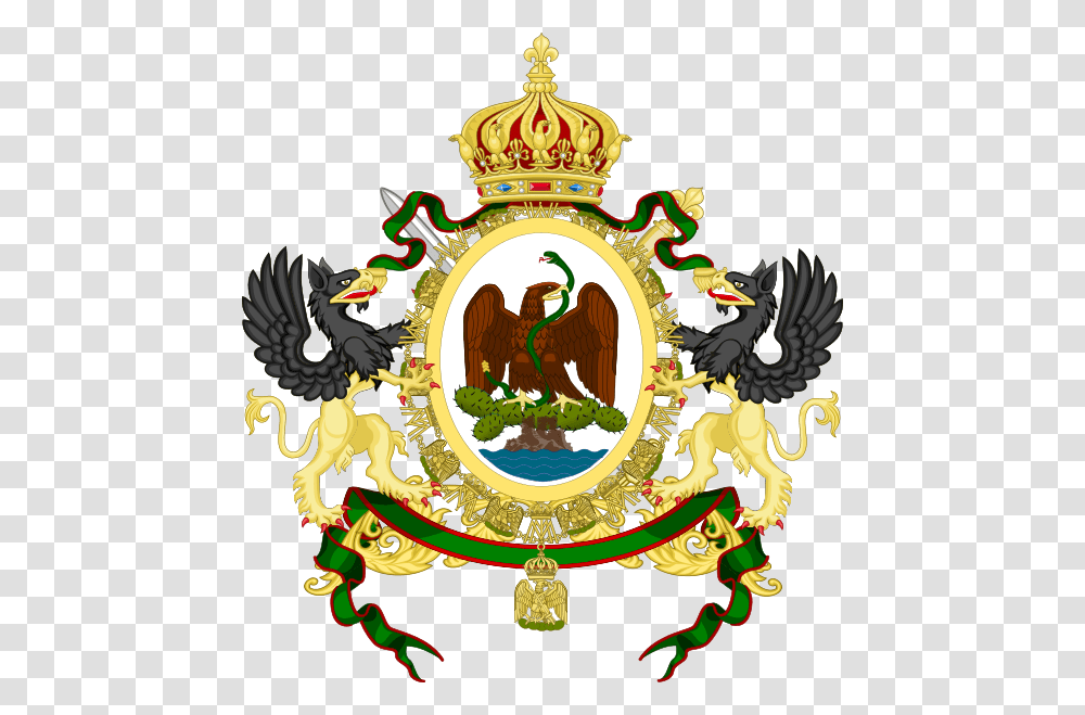 Coat Of Arms Of Mexico, Logo, Trademark, Emblem Transparent Png