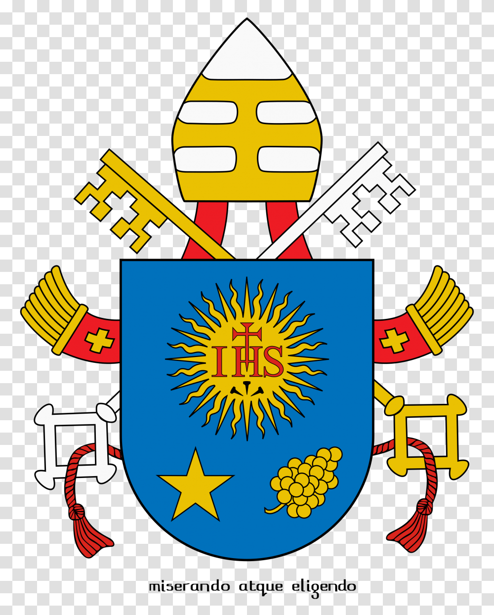 Coat Of Arms Of Pope Francis, Logo, Trademark Transparent Png