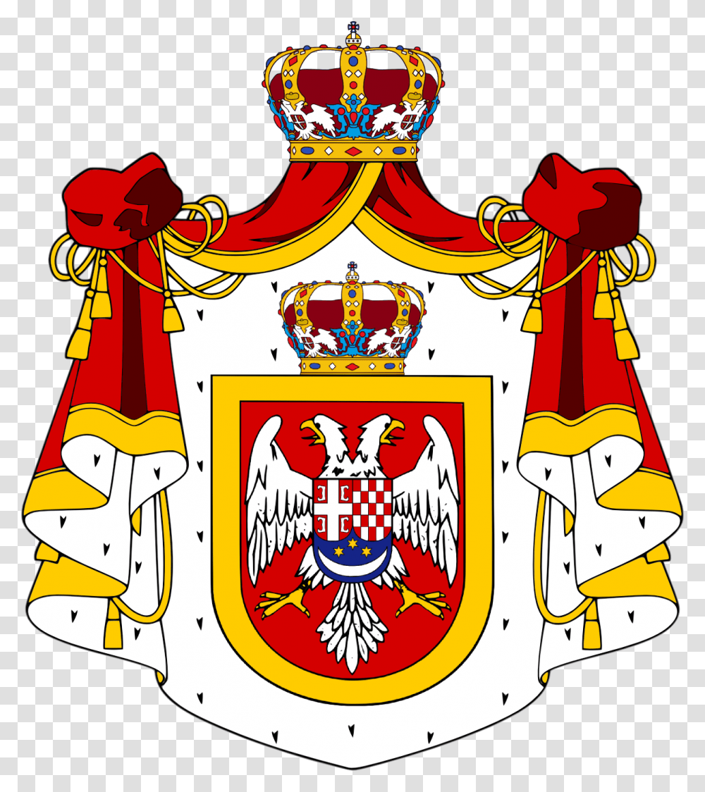 Coat Of Arms Of Prince Paul Of Yugoslavia Karadjordjevic Coat Of Arms, Logo, Trademark, Emblem Transparent Png