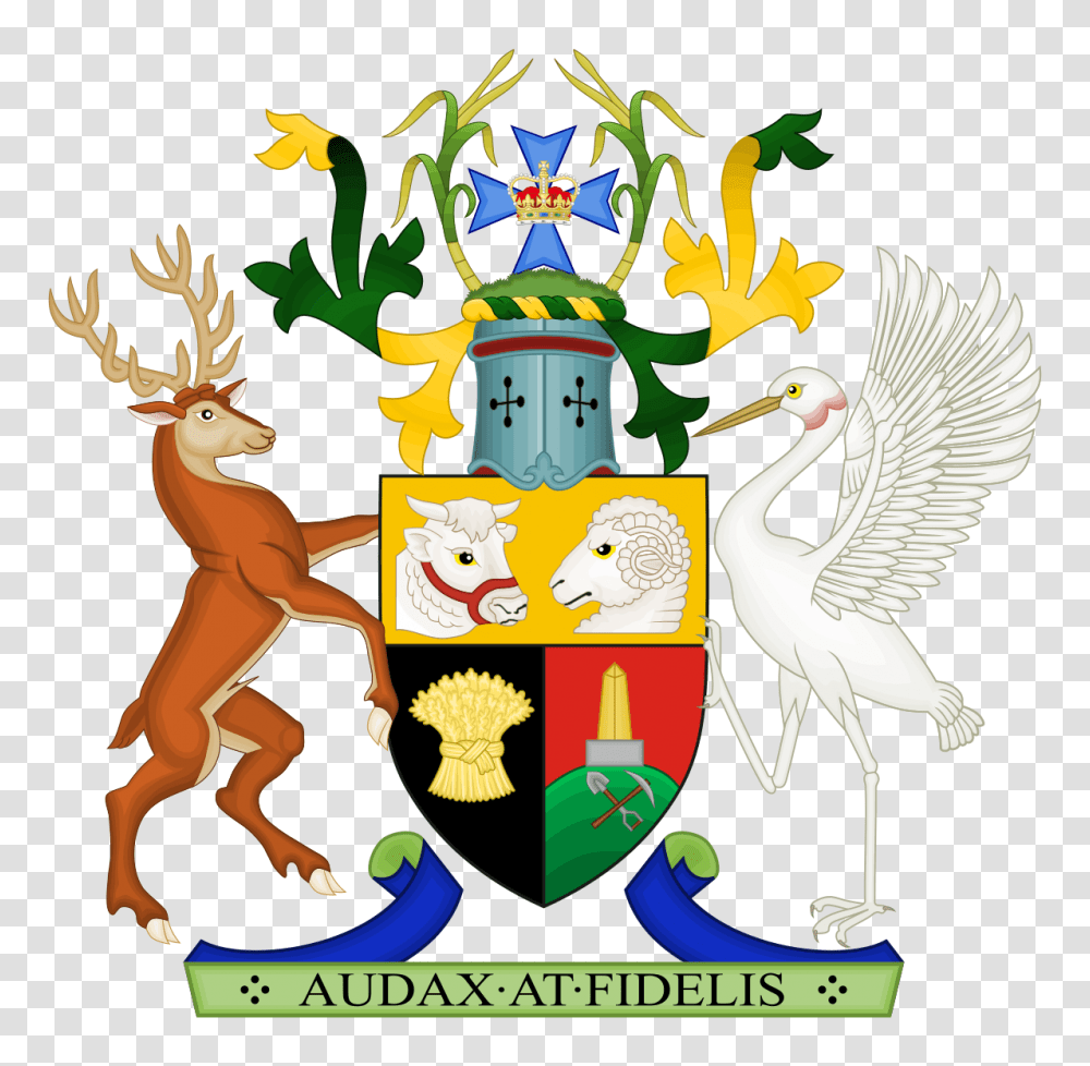 Coat Of Arms Of Queensland, Bird, Animal, Emblem Transparent Png