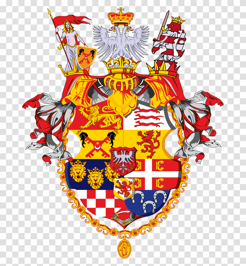 Coat Of Arms Of Serbian Empire, Logo, Trademark Transparent Png