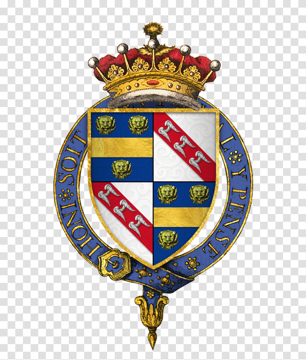 Coat Of Arms Of Sir William De La Pole 4th Earl Of Thomas Boleyn Coat Of Arms, Logo, Trademark, Armor Transparent Png