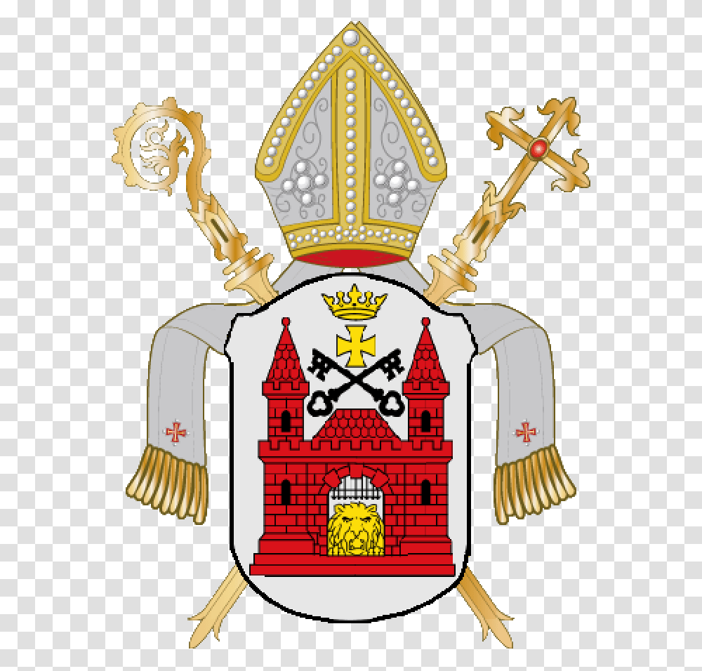Coat Of Arms Of The Archbishopric Of Riga Roman Catholic Diocese Of Speyer, Armor, Shield Transparent Png