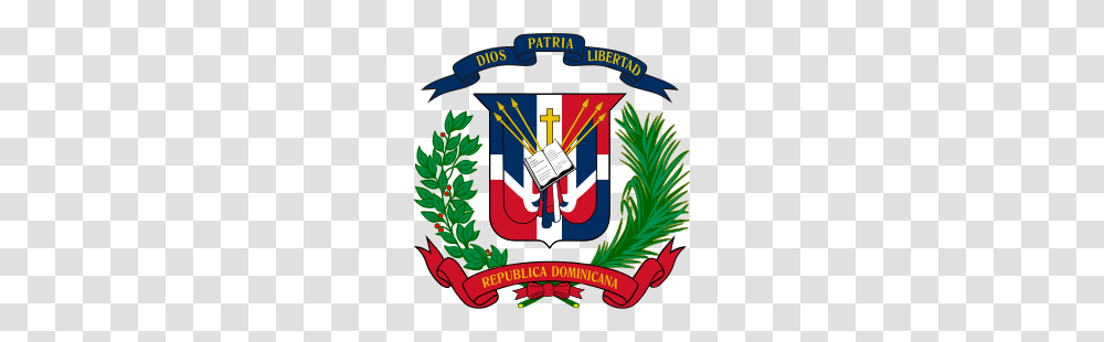 Coat Of Arms Of The Dominican Republic, Emblem, Armor, Logo Transparent Png