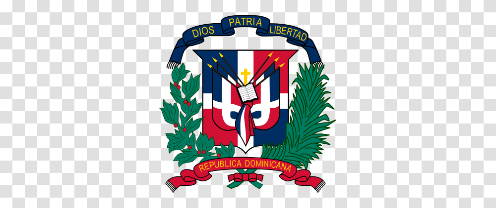 Coat Of Arms Of The Dominican Republic Mi Gente, Logo, Trademark Transparent Png
