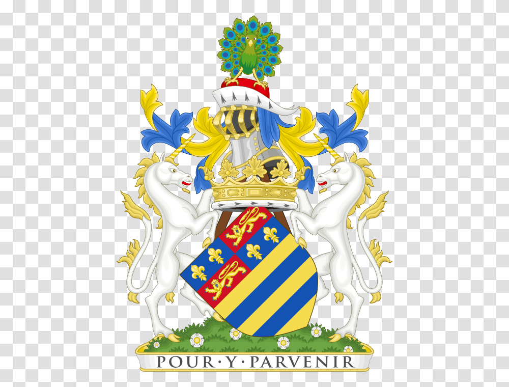 Coat Of Arms Of The Duke Of Rutland Coat Of Arms Unicorn Background, Emblem, Logo, Trademark Transparent Png