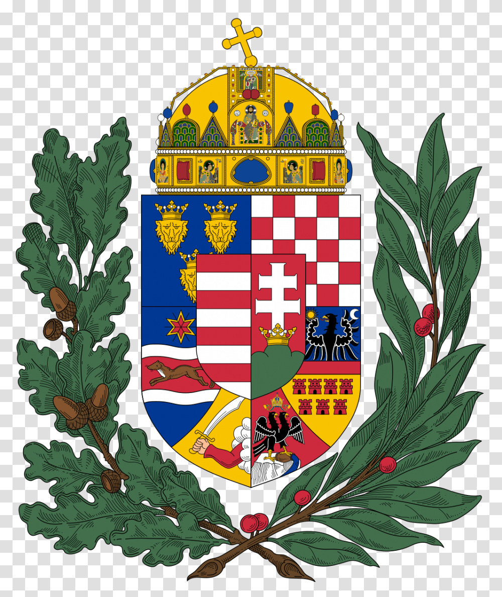 Coat Of Arms Of The Lands Of The Holy Hungarian Crown Kingdom Of Hungary Coat Of Arms, Armor, Logo, Trademark Transparent Png