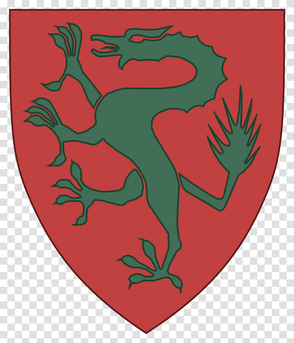 Coat Of Arms Of The Medieval Commune Of Terni Thyrus The Dragon Of Terni, Armor, Painting, Shield Transparent Png