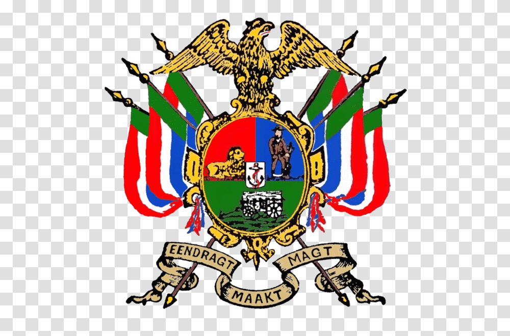 Coat Of Arms Of The South African Republic, Logo, Trademark, Emblem Transparent Png